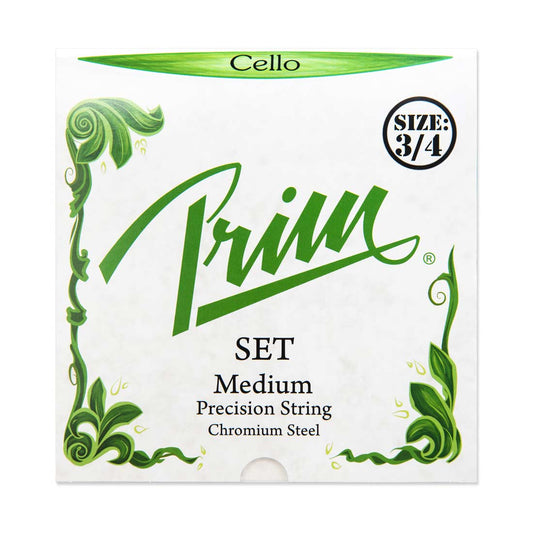 Prim Cello Strings 3/4 Medium Tension Set