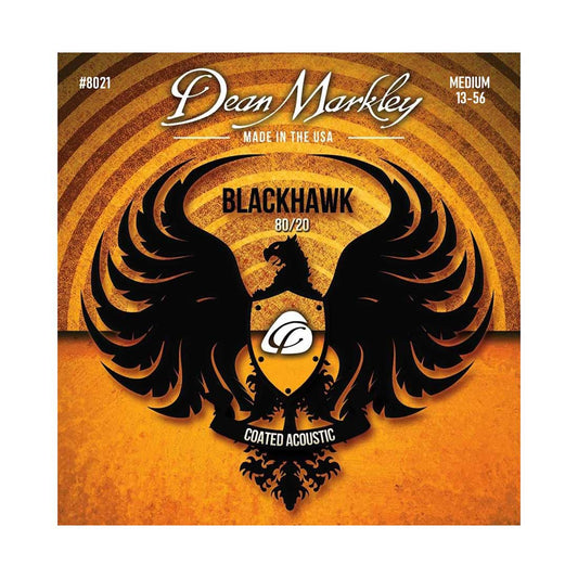 Dean Markley Blackhawk Coated Acoustic 80/20 Medium Strings 13-56