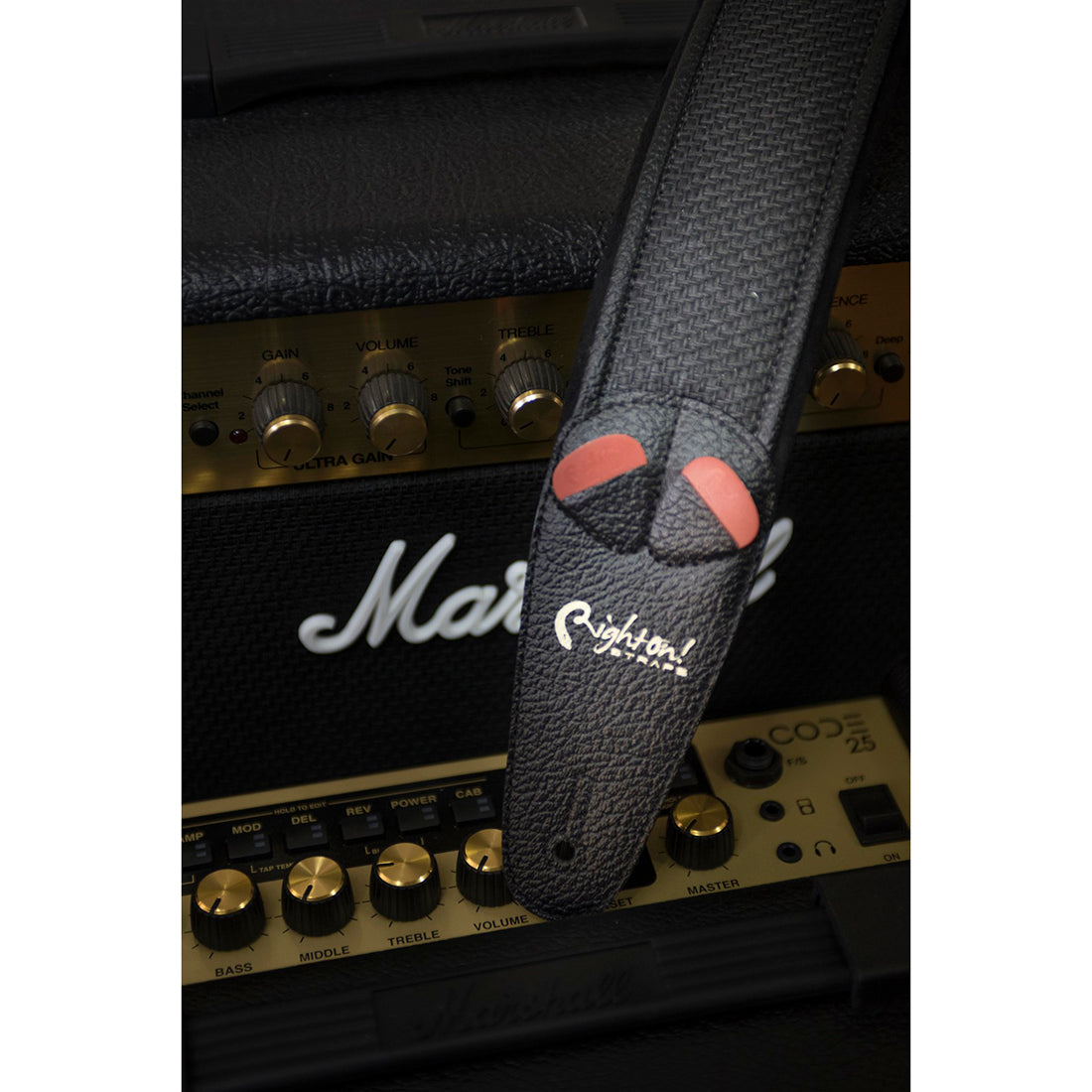 Right On Straps MOJO 40W Black Guitar Strap