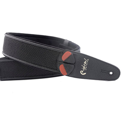 Right On Straps MOJO 40W Black Guitar Strap