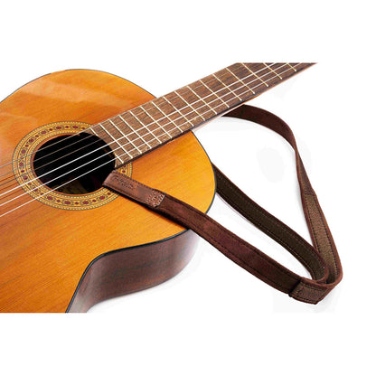 Right On Straps HOOK Classical-Hook Brown Classical Guitar Strap