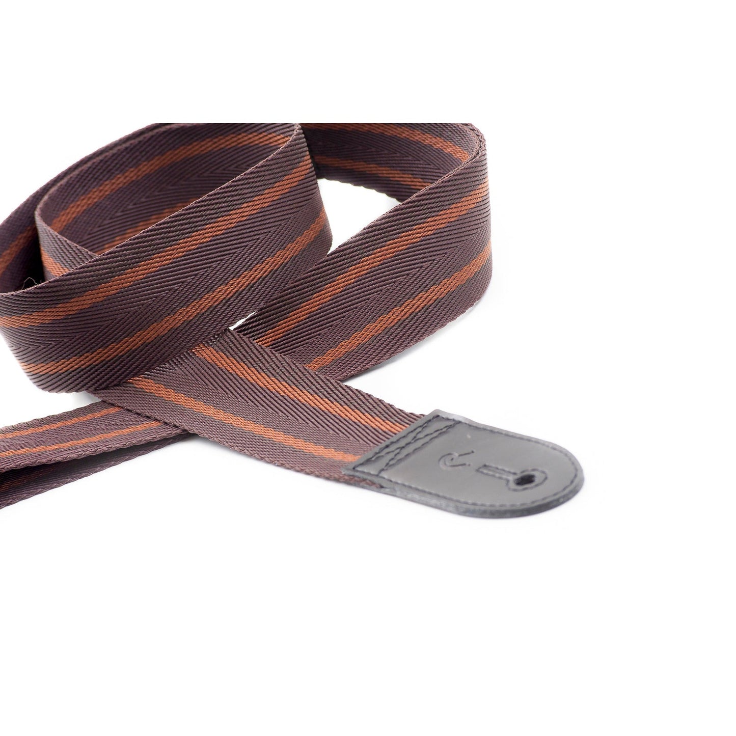 Right On Straps ROADRUNNER Spike Basic Brown Guitar Strap