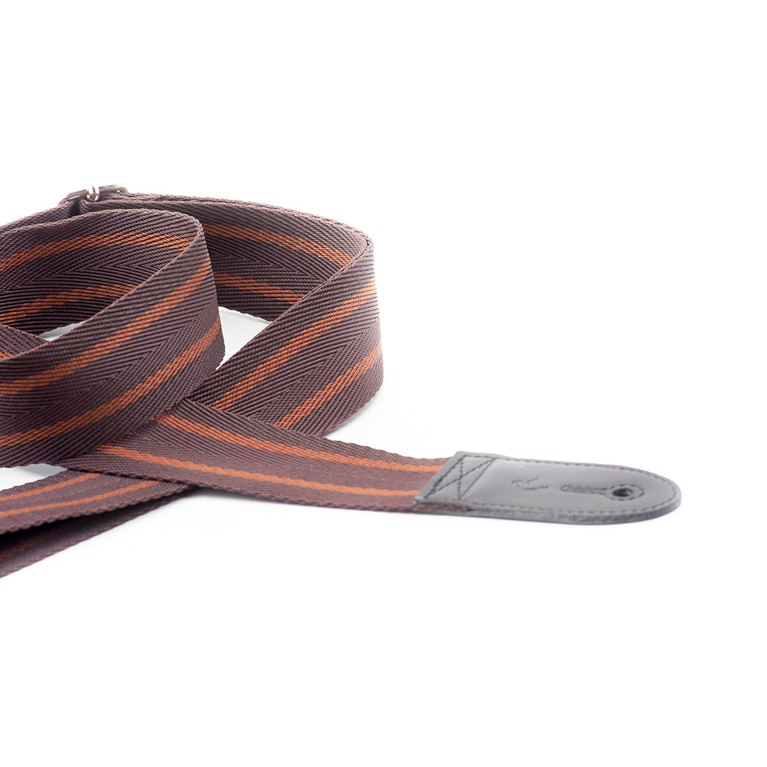 Right On Straps ROADRUNNER Spike Basic Brown Guitar Strap