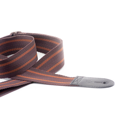 Right On Straps ROADRUNNER Spike Basic Brown Guitar Strap