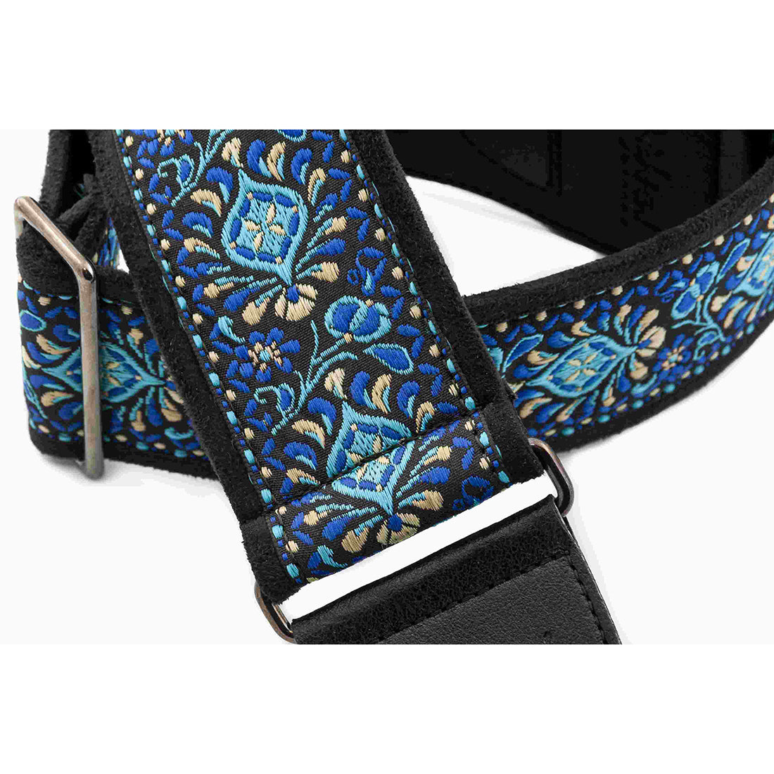 Right On Straps STANDARD PLUS Woodstock II Blue Guitar Strap