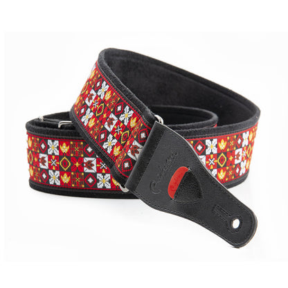 Right On Straps LEGEND JH II Hendrix Red Guitar Strap
