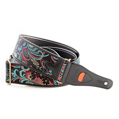 Right On Straps TALISMAN BEPPU II Teal Guitar Strap