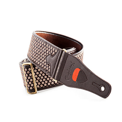 Right On Straps Talisman DISCO Brown Guitar Strap