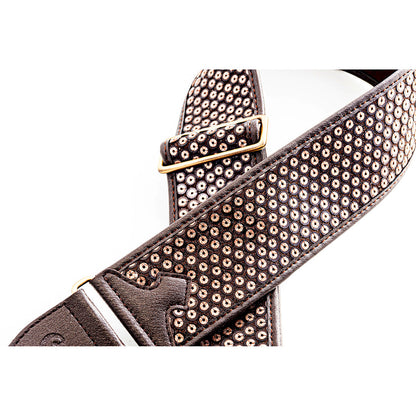Right On Straps Talisman DISCO Brown Guitar Strap