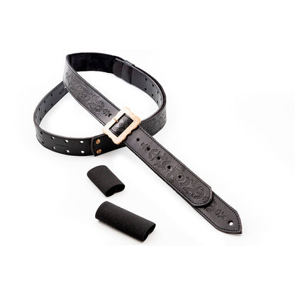 Right On Straps LEGEND BM BOHEMIAN Black Guitar Strap