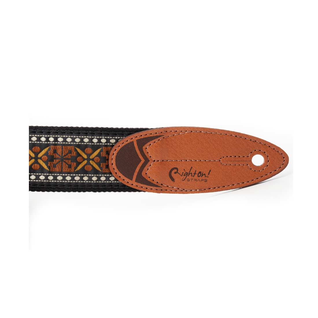 Right On Straps ROADRUNNER Surf Rider Brown Guitar Strap
