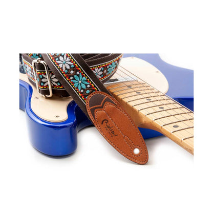 Right On Straps ROADRUNNER Surf Wind Brown Guitar Strap