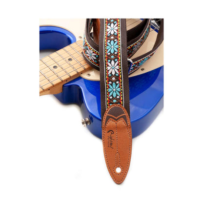 Right On Straps ROADRUNNER Surf Wind Brown Guitar Strap