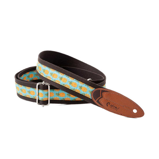 Right On Straps ROADRUNNER Surf Malibu Brown Guitar Strap