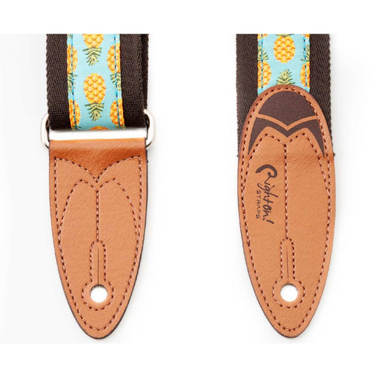 Right On Straps ROADRUNNER Surf Malibu Brown Guitar Strap
