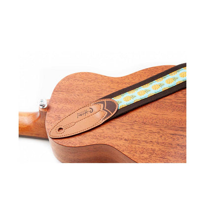 Right On Straps ROADRUNNER Surf Malibu Brown Guitar Strap