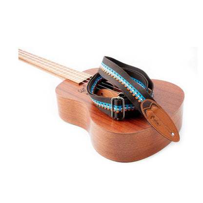 Right On Straps ROADRUNNER Surf Waimea Brown Guitar Strap