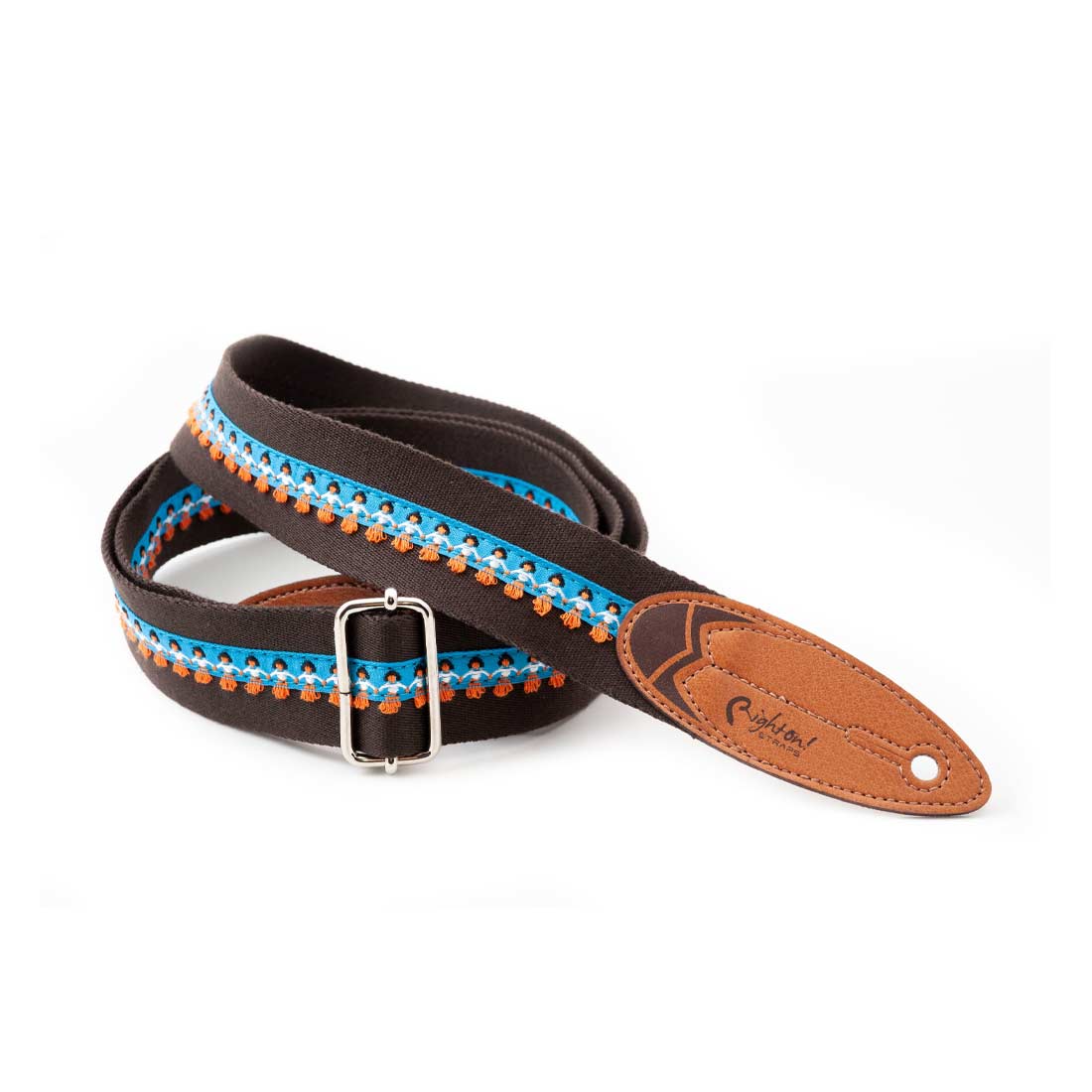 Right On Straps ROADRUNNER Surf Waimea Brown Guitar Strap
