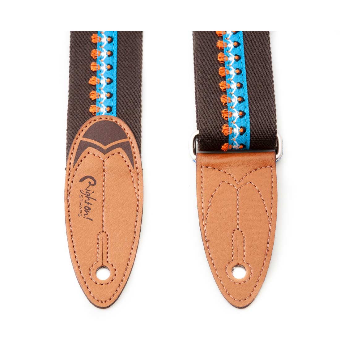 Right On Straps ROADRUNNER Surf Waimea Brown Guitar Strap