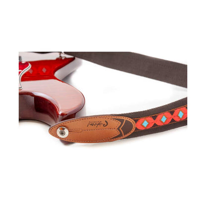 Right On Straps ROADRUNNER Surf Shorey Brown Guitar Strap