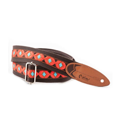 Right On Straps ROADRUNNER Surf Shorey Brown Guitar Strap