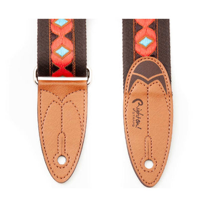 Right On Straps ROADRUNNER Surf Shorey Brown Guitar Strap