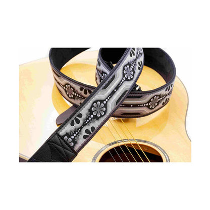 Right On Straps STANDARD PLUS Laurel Black Guitar Strap