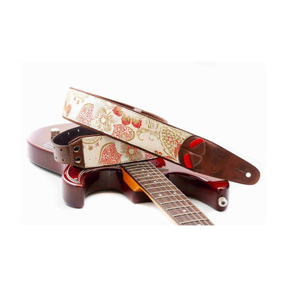 Right On Straps HOKKAIDO Beige Guitar Strap