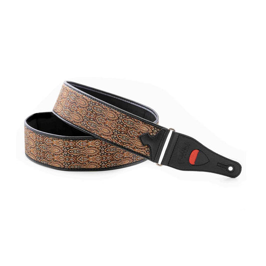 Right On Straps TALISMAN Cordoba Brown Guitar Strap