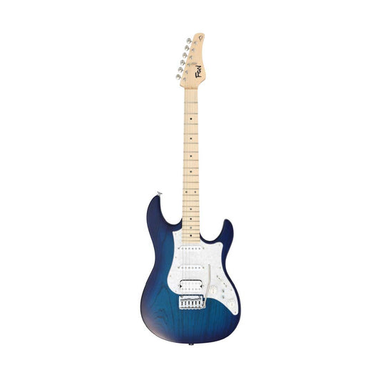 FGN EOS2-ASH-M/SBB Blue Burst Odyssey Electric Guitar with Hard Case