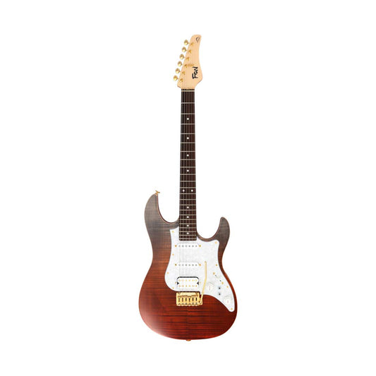 FGN EOS2-FM-R/RKG Ripe Kaki Gradation Odyssey Electric Guitar with Hard Case