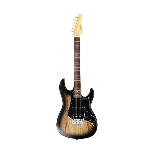 FGN JOS2-TD-EW1-R/DMT Odyssey Dark Mocha Burst Electric Guitar with Gig Bag