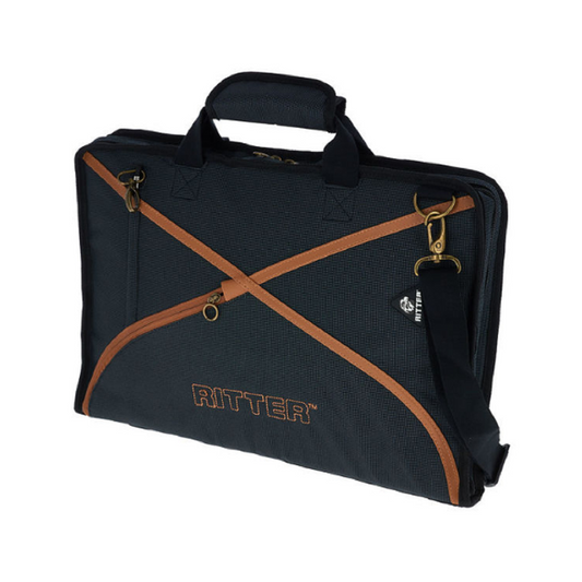 Ritter RDS7-S02/MGB Misty Grey-Leather Brown Deluxe Stick Bag