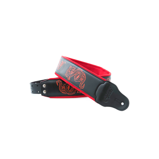 Right On Straps JAZZ Whole-Lotta Black Guitar Strap