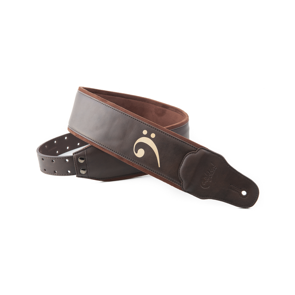 Right On Straps LEATHERCARFT Fakey Brown Guitar Strap – Music Connection