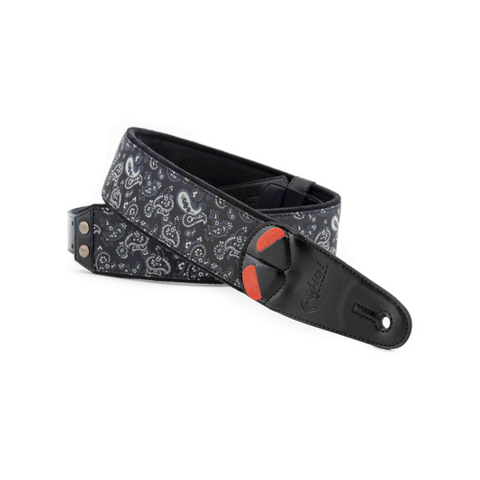 Right On Straps MOJO Paisley Black Guitar Strap