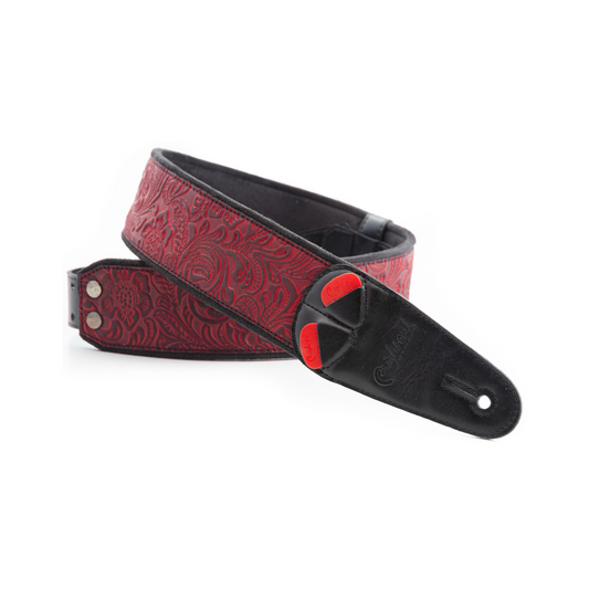 Right On Straps MOJO Sandokan Red Guitar Strap