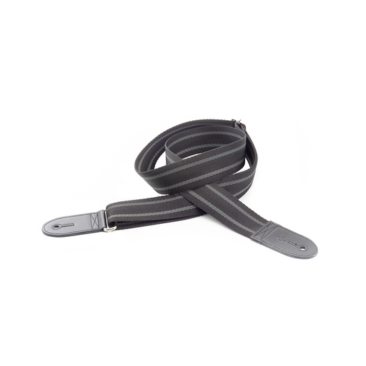 Right On Straps ROADRUNNER Spike Basic Black Guitar Strap