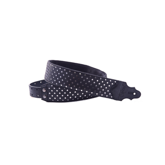 Right On Straps SPARKS Lys Black Guitar Strap