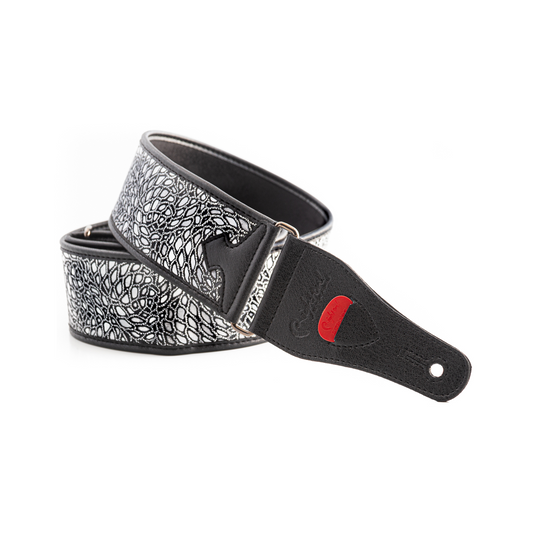 Right On Straps TALISMAN Alien Black Guitar Strap