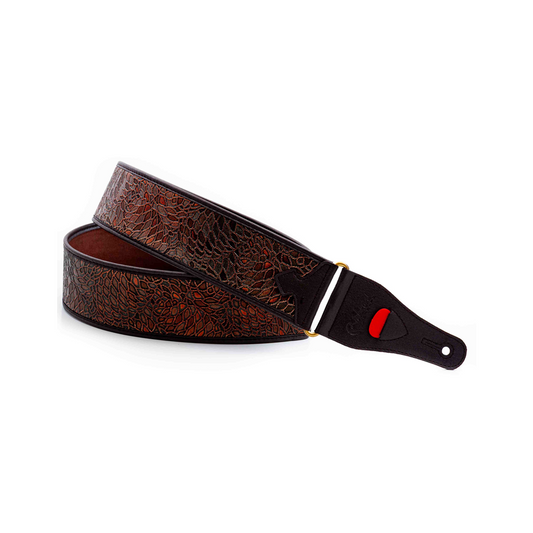 Right On Straps TALISMAN Alien Brown Guitar Strap