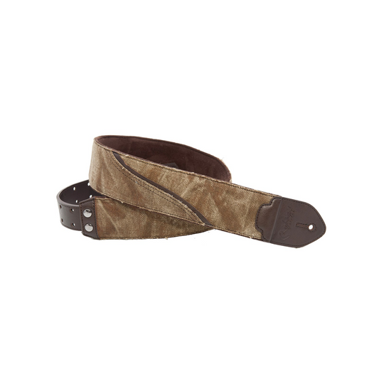 Right On Straps FUNKY Waves-F Brown Guitar Strap