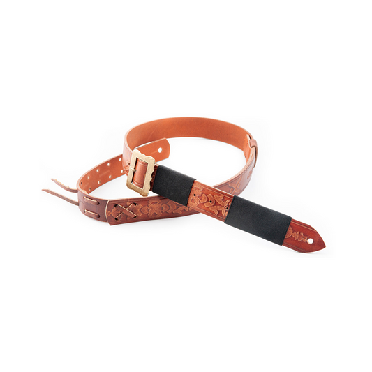 Right On Straps LEGEND BM Bohemian Light brown Guitar Strap