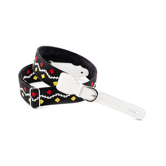 Right On Straps LEGEND Get Back Black Guitar Strap