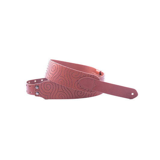 Right On Straps MAGIC60 Pierced Woody Guitar Strap