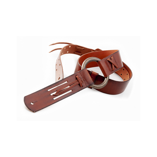 Right On Straps LEGEND D.A Light Brown Guitar Strap