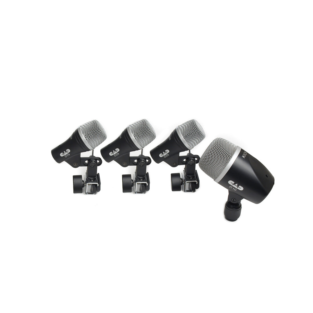 CAD Audio Stage4 4-piece Drum Microphone Pack - (2) D29  D19 & D10