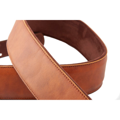 Right On Straps LEATHERCRAFT Vintage Woody Guitar Strap