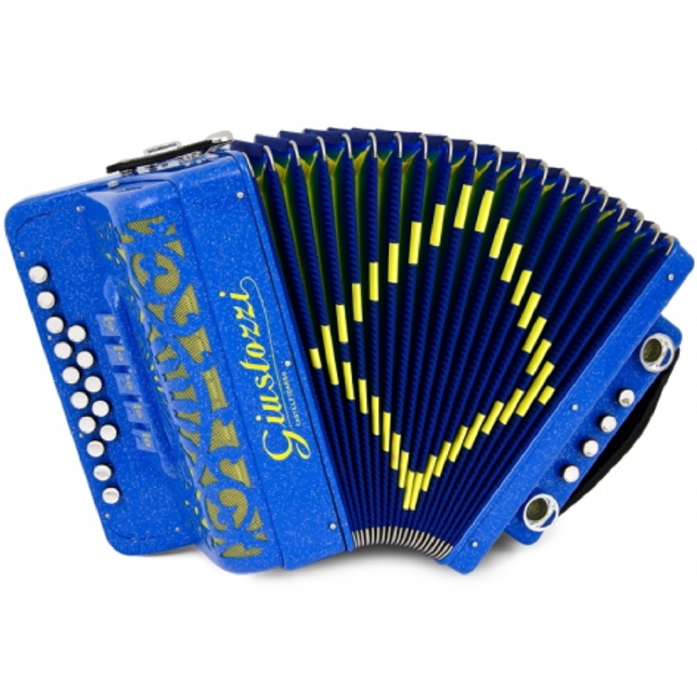 Giustozzi Diatonic 4 Bass with 15 Keys Major and Minor Accordion