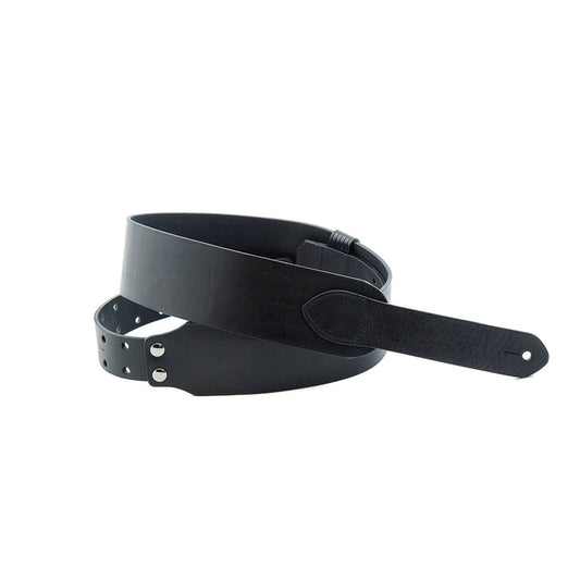 Right On Straps WILD Pure Black Guitar Strap